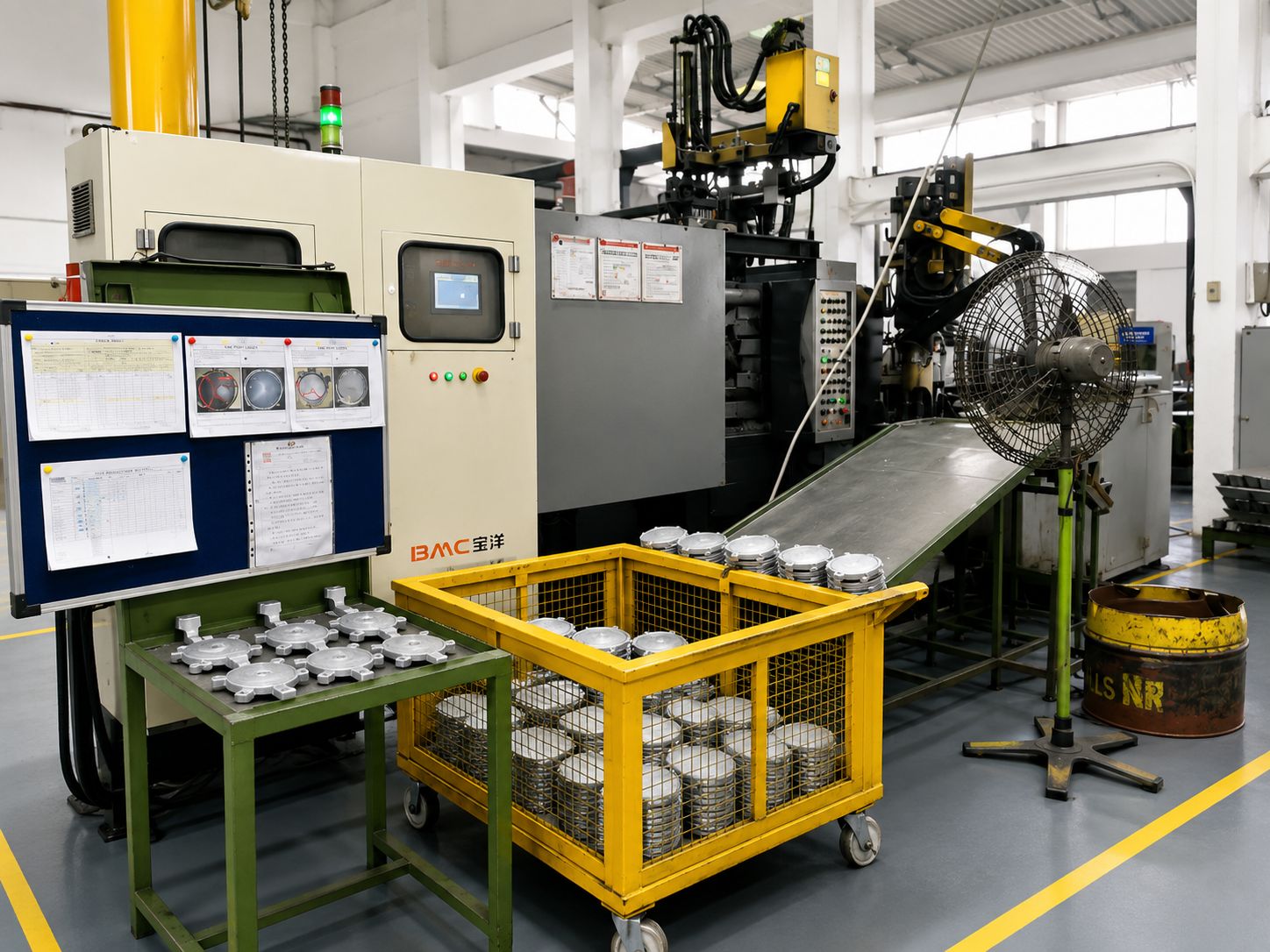HPDC machine in operation — Chakan MIDC