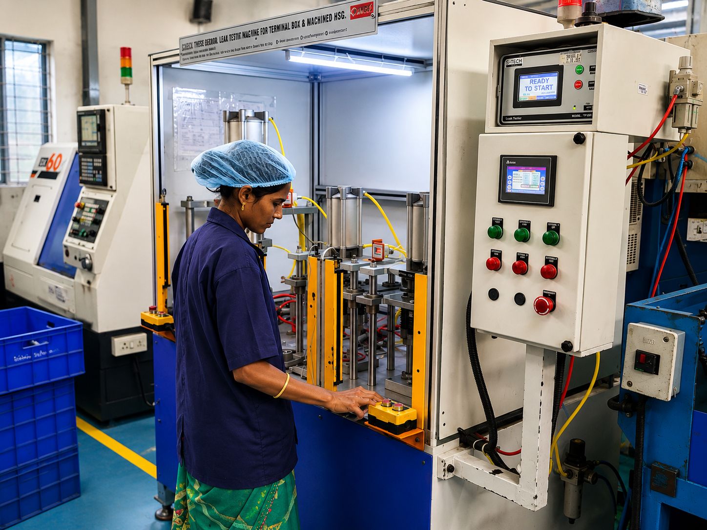 Leak testing — pressure die casting quality check